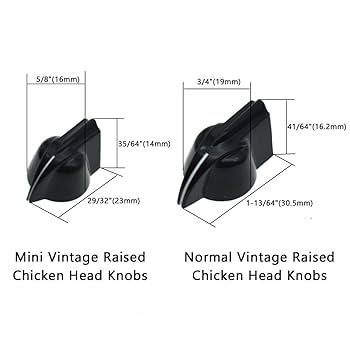 Amazon.co.jp: KAISH 12個 1/4インチ ヴィンテージ調ミニチキン